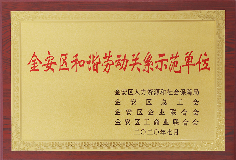 金安區(qū)和諧勞動關系示范單位